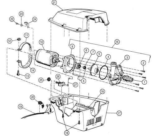 doughboy pool parts diagram