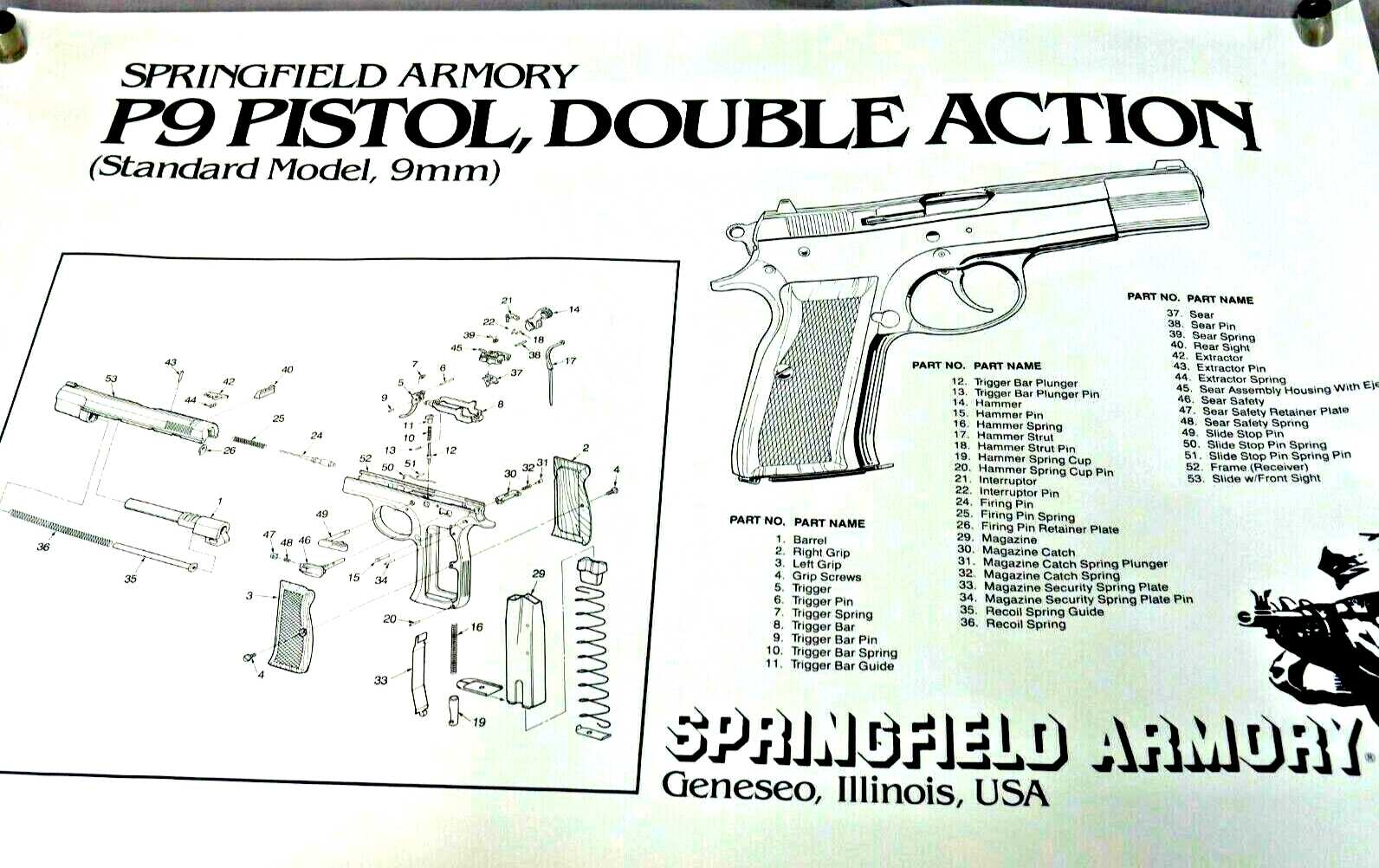 springfield hellcat parts diagram