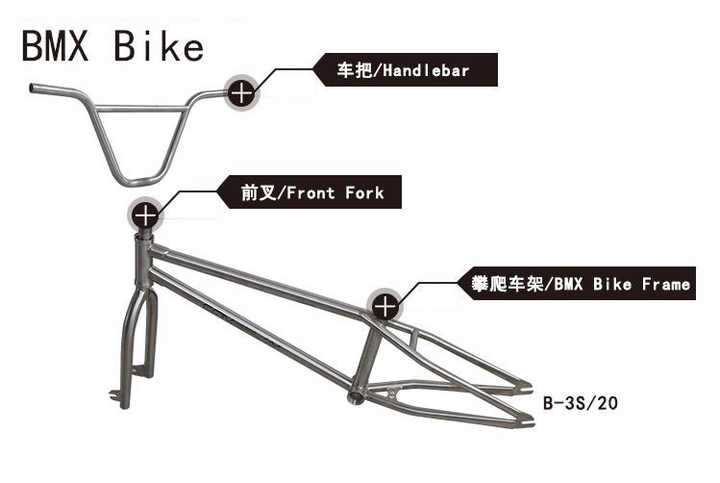 bmx bike part diagram