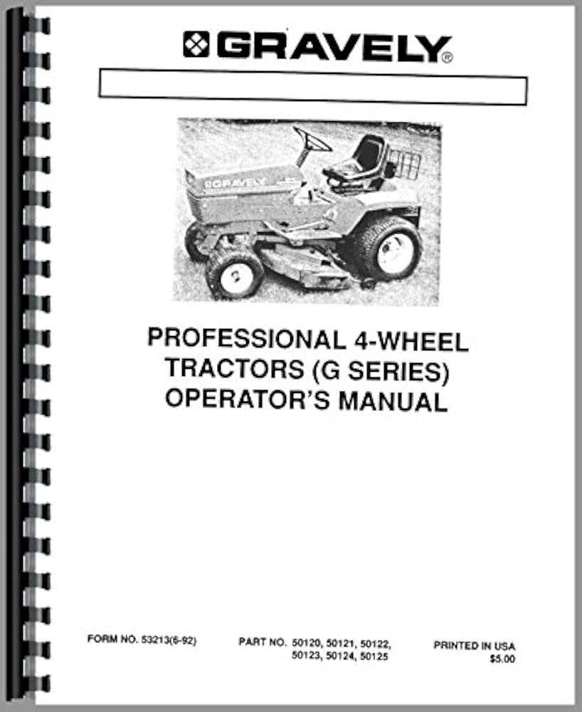 gravely mower parts diagram