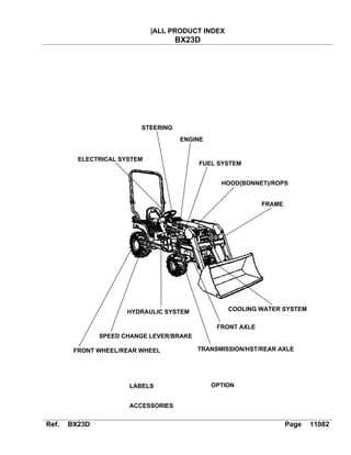 kubota bx2350 parts diagram