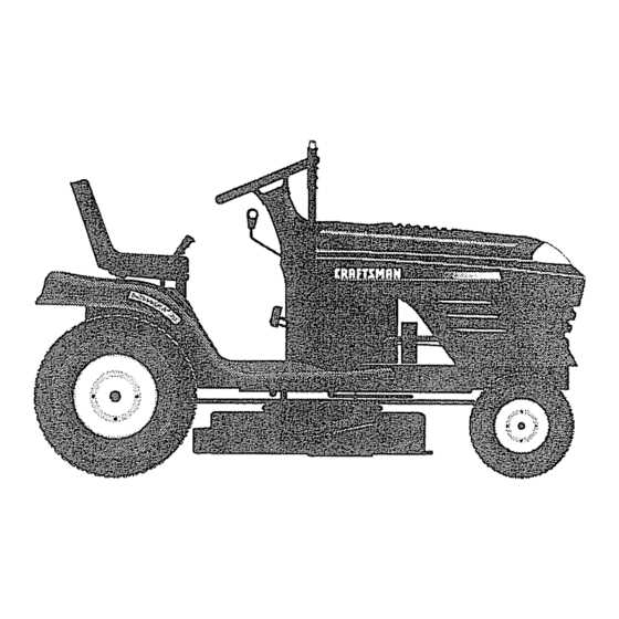 parts diagram craftsman riding mower