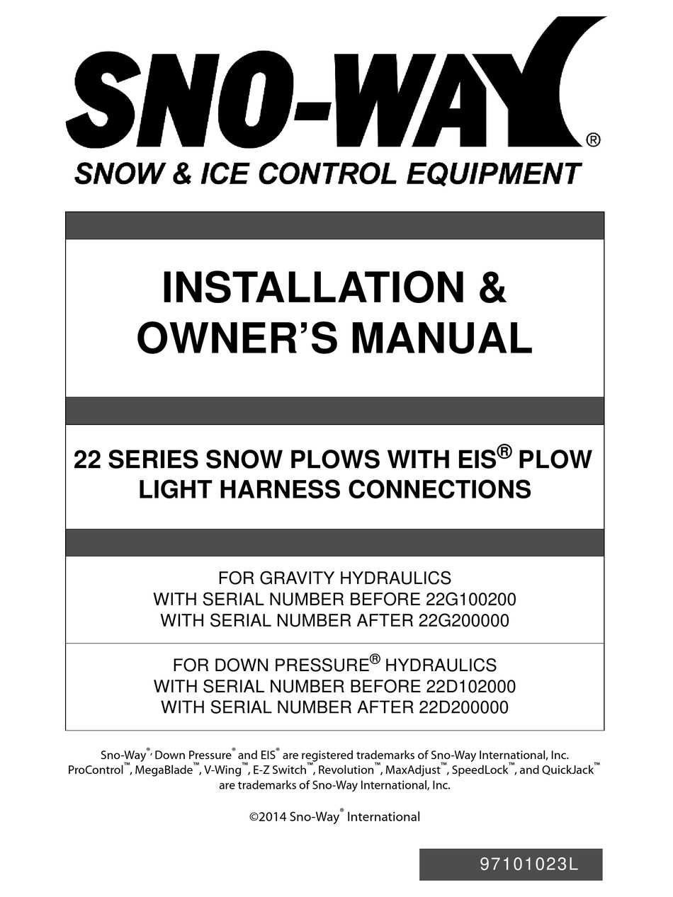 sno way plow parts diagram