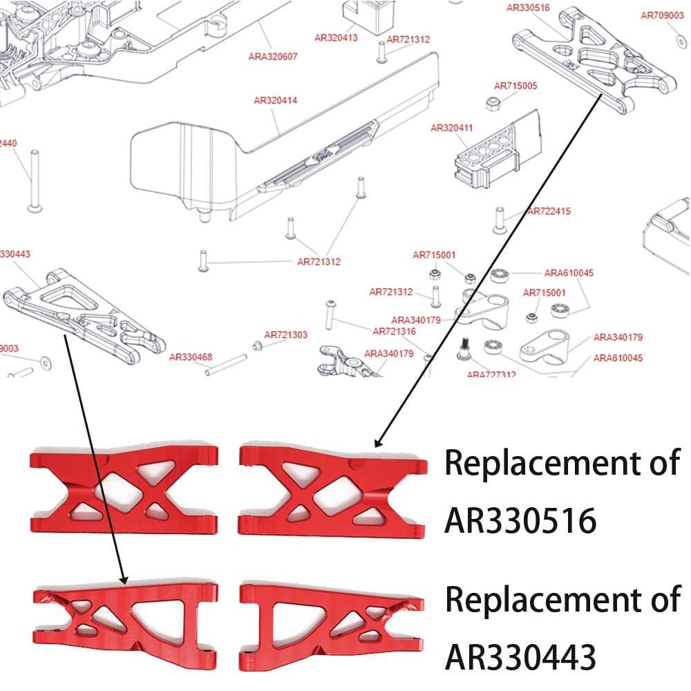 arrma granite parts diagram