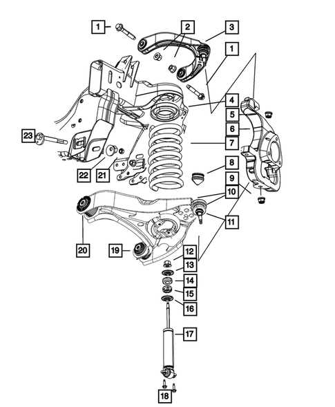 dodge ram front end parts diagram