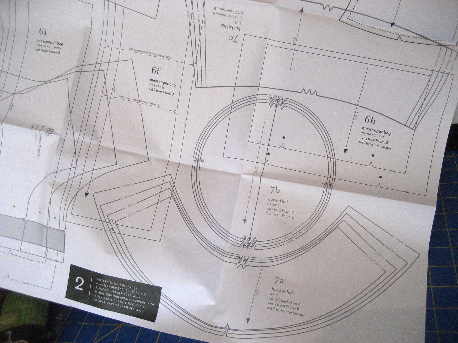 hat parts diagram