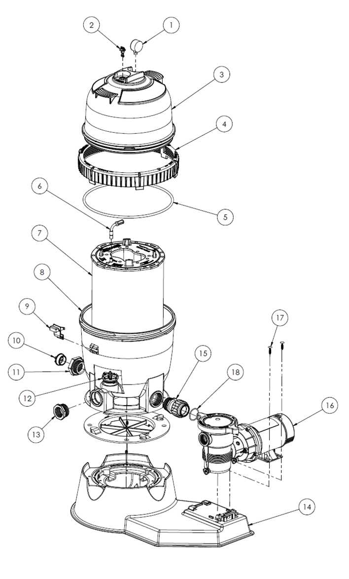 hayward filter parts diagram