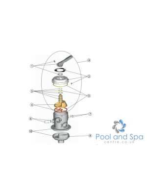 hayward multiport valve parts diagram