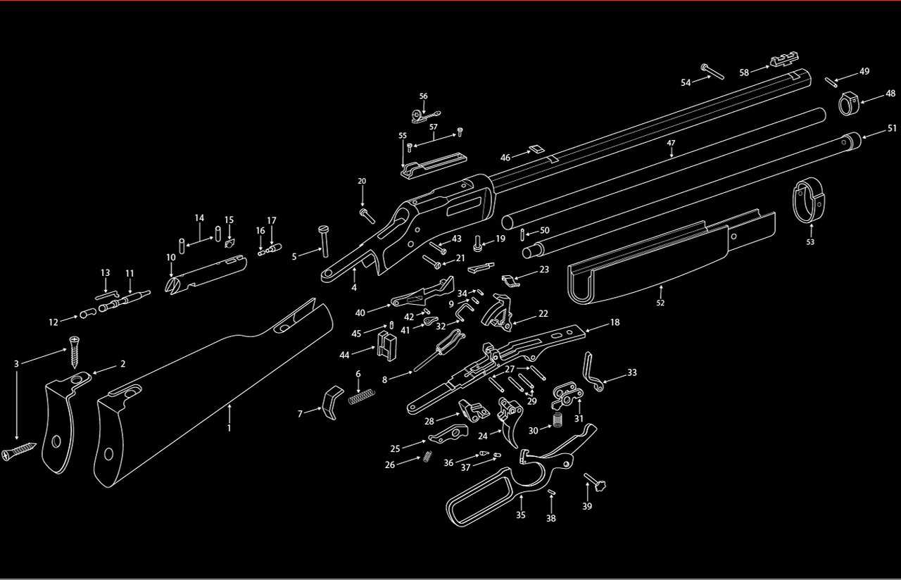 henry rifle parts diagram