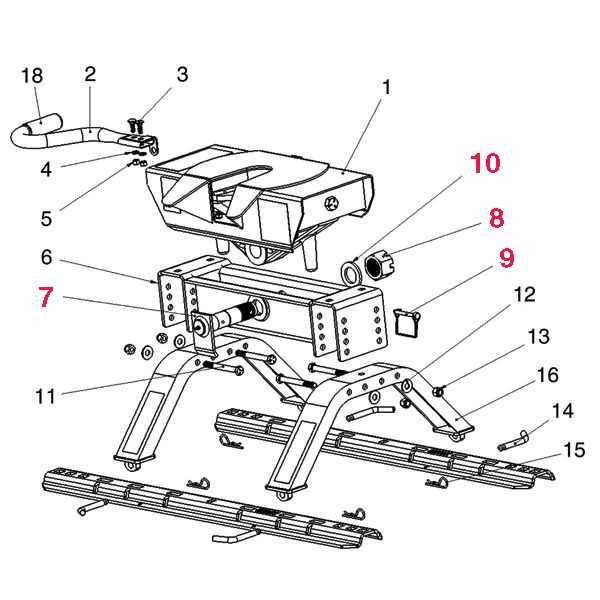 fifth wheel parts diagram