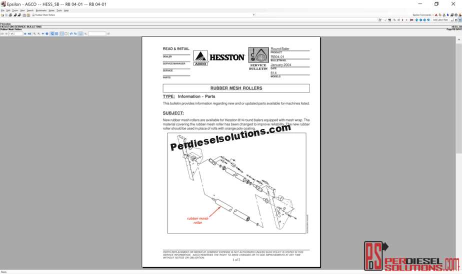 hesston pt10 parts diagram