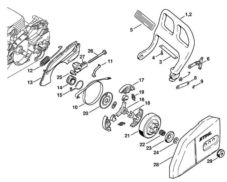 stihl ms180 parts diagram