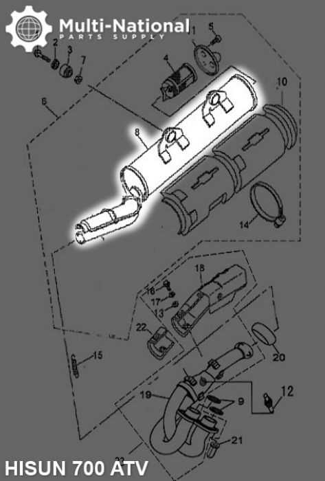 hisun 700 utv parts diagram