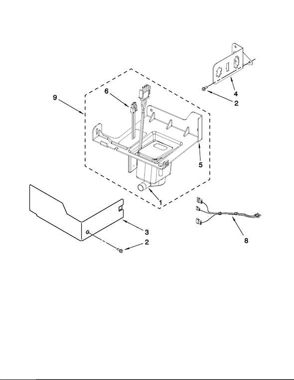 kenmore ice maker parts diagram