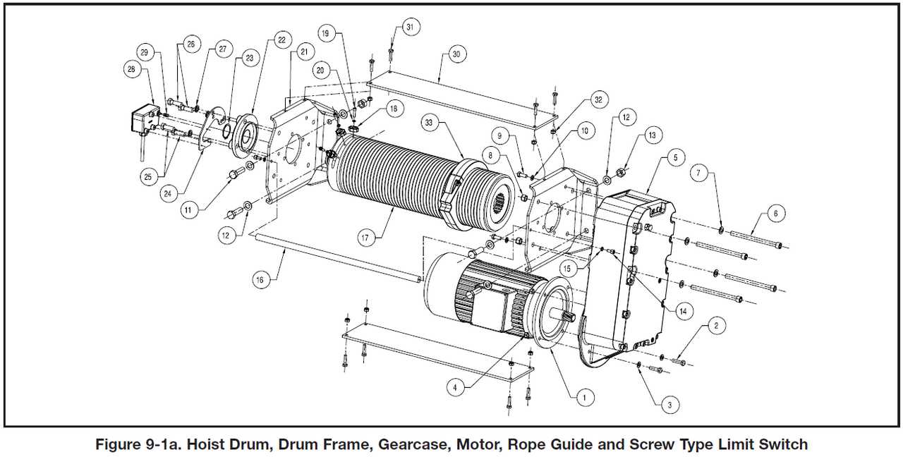 hoist parts diagram