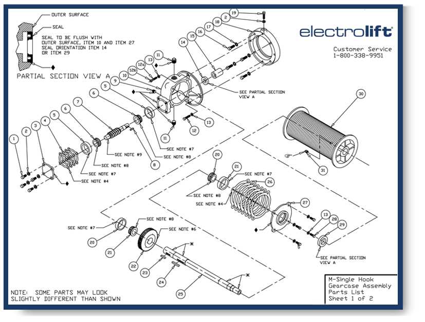 hoist parts diagram