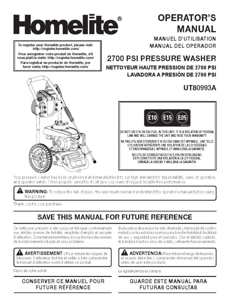 homelite pressure washer parts diagram