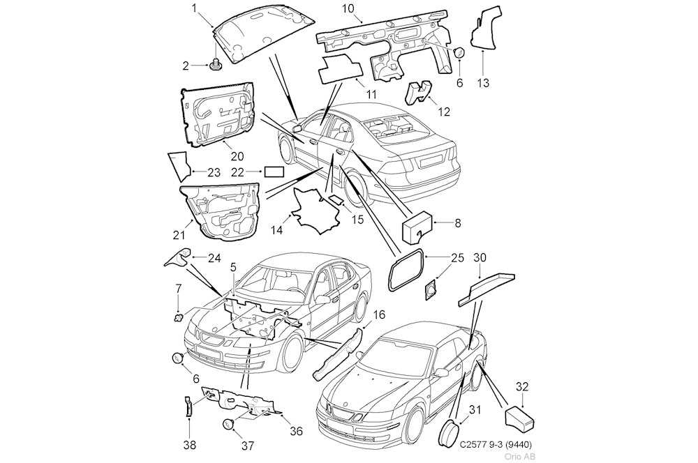 honda accord body parts diagram