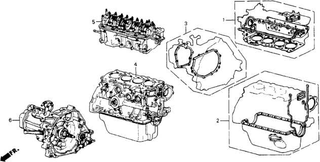 honda accord engine parts diagram