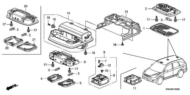 honda cr v parts diagram