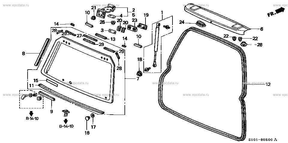 honda crv parts diagram