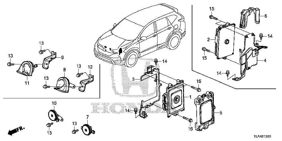 honda crv parts diagram