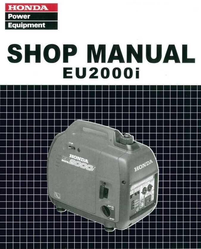 honda eu2000i generator parts diagram