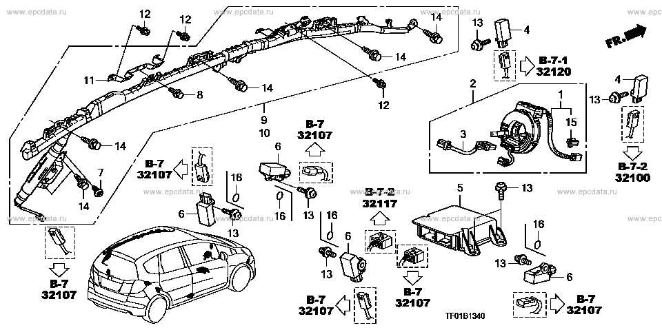 honda fit parts diagram