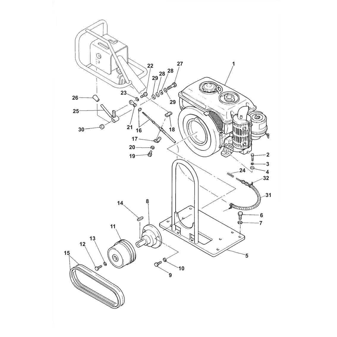 honda gc190 parts diagram