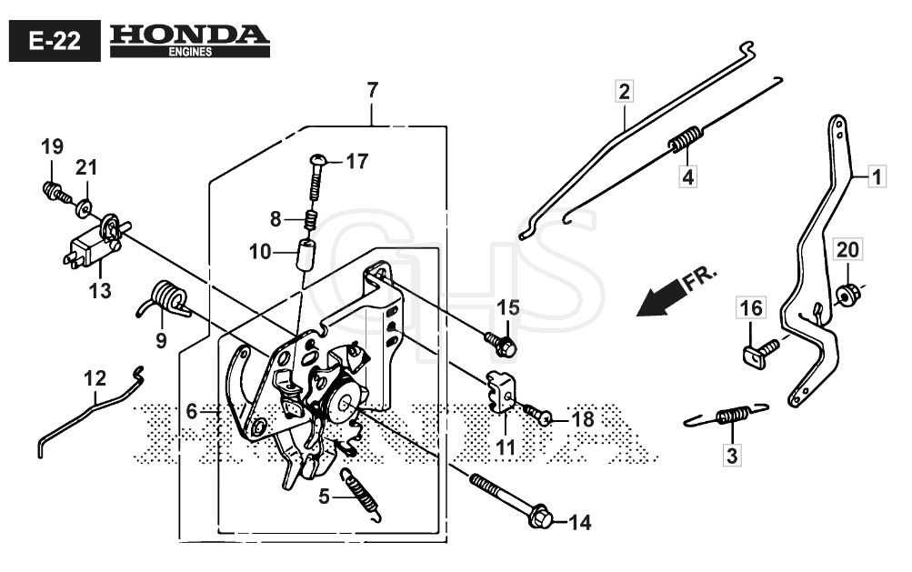 honda gcv160 carburetor parts diagram