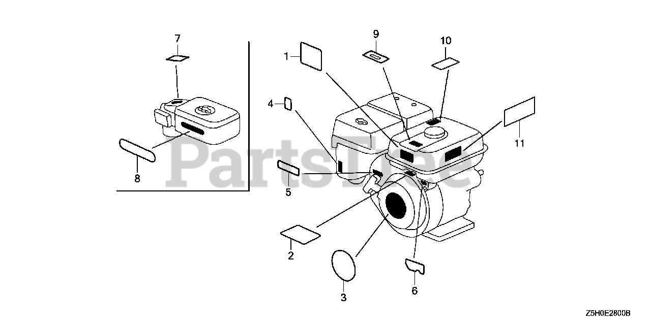 honda gx270 parts diagram