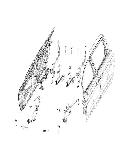 honda odyssey sliding door parts diagram