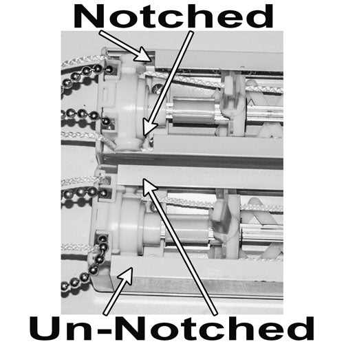 horizontal blinds parts diagram