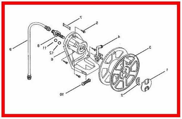 hose reel parts diagram