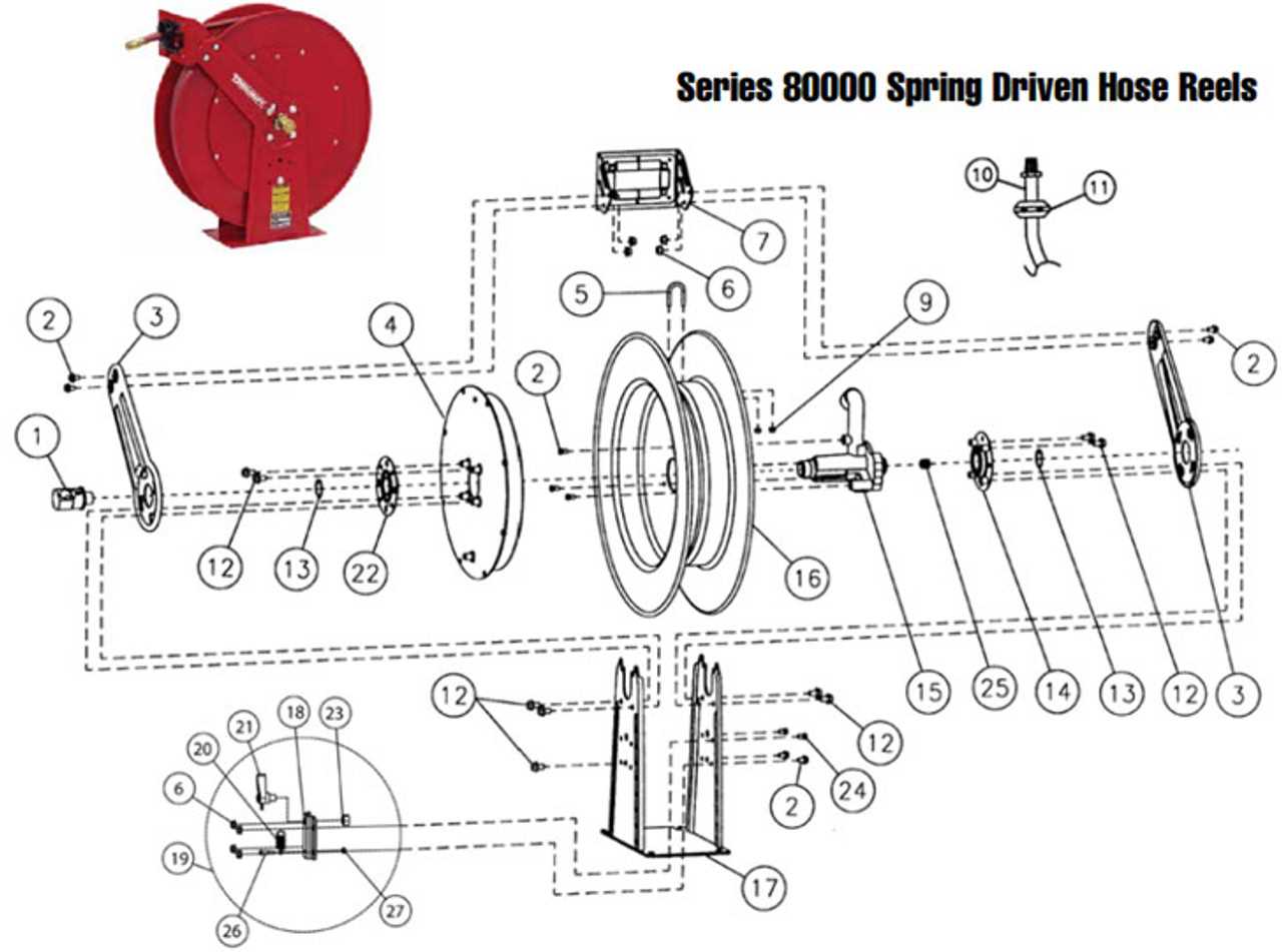 hose reel parts diagram