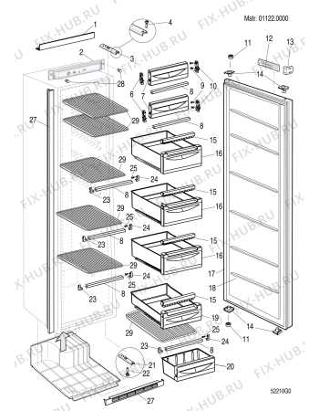 hotpoint refrigerator parts diagram