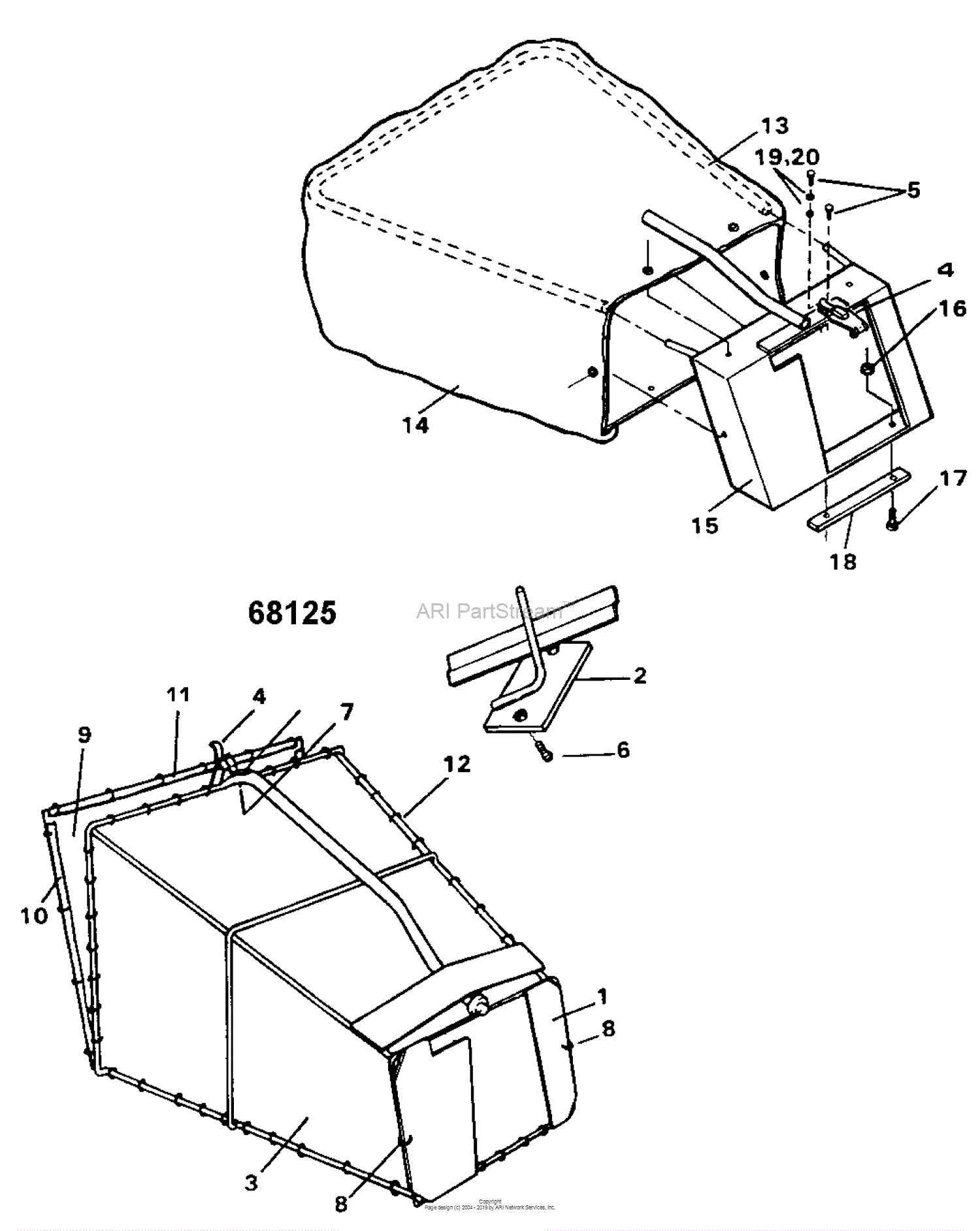 bunton mower parts diagram