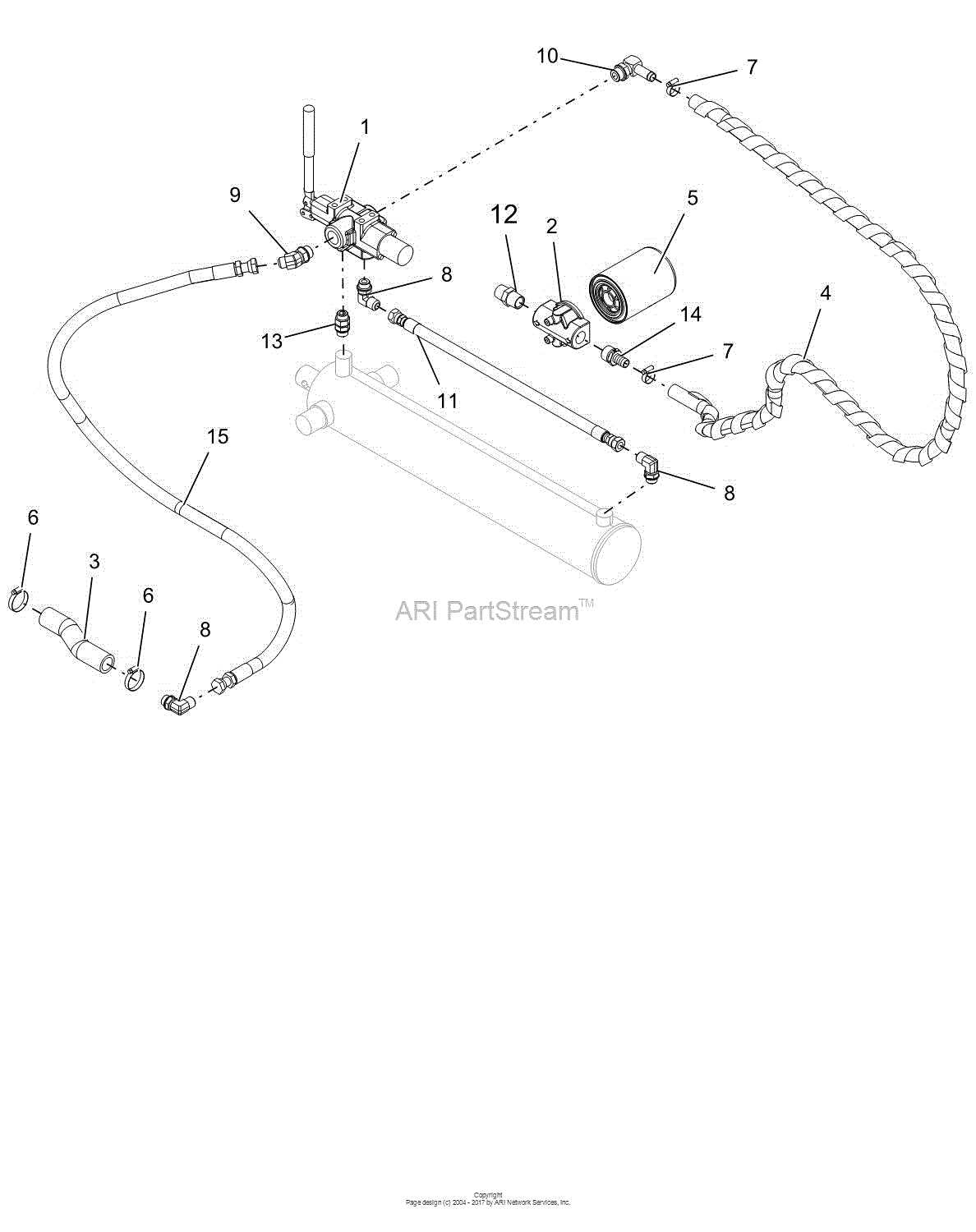 huskee 22 ton log splitter parts diagram