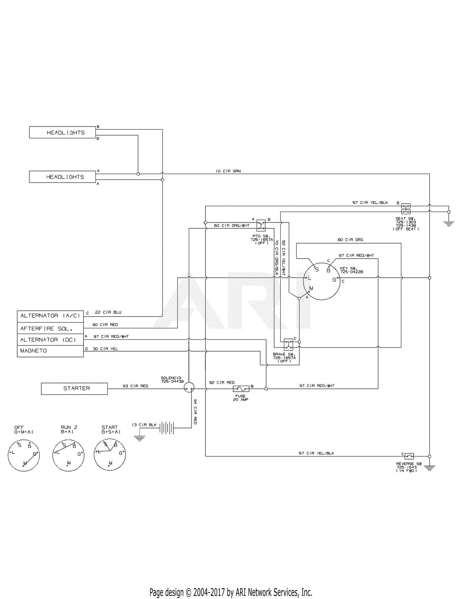 huskee riding mower parts diagram