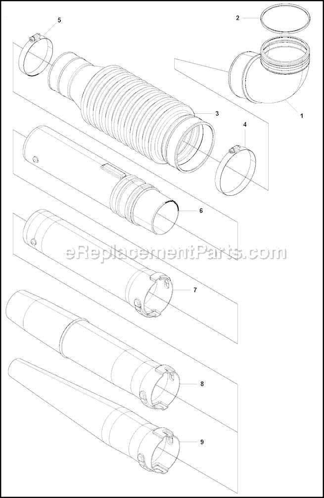 husqvarna 125b blower parts diagram