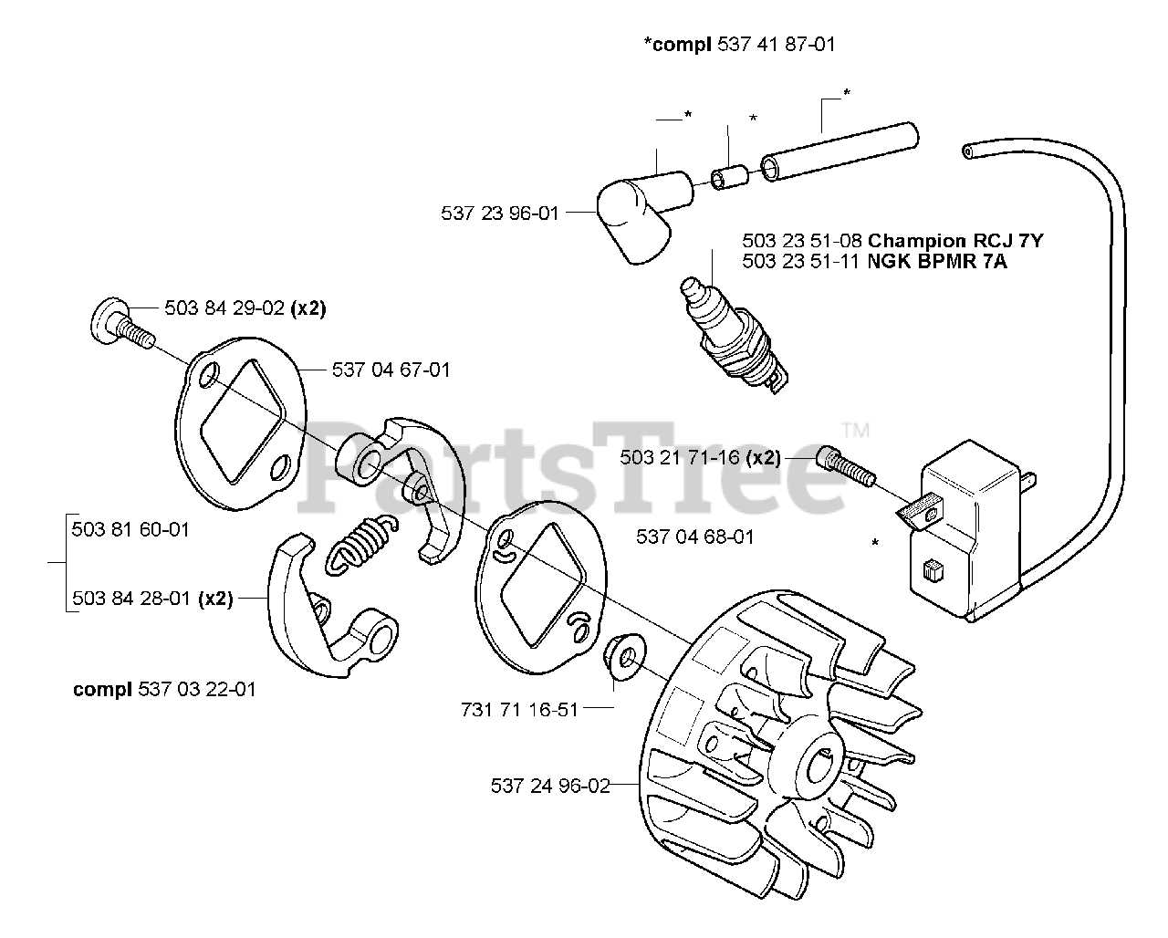 husqvarna 223l parts diagram