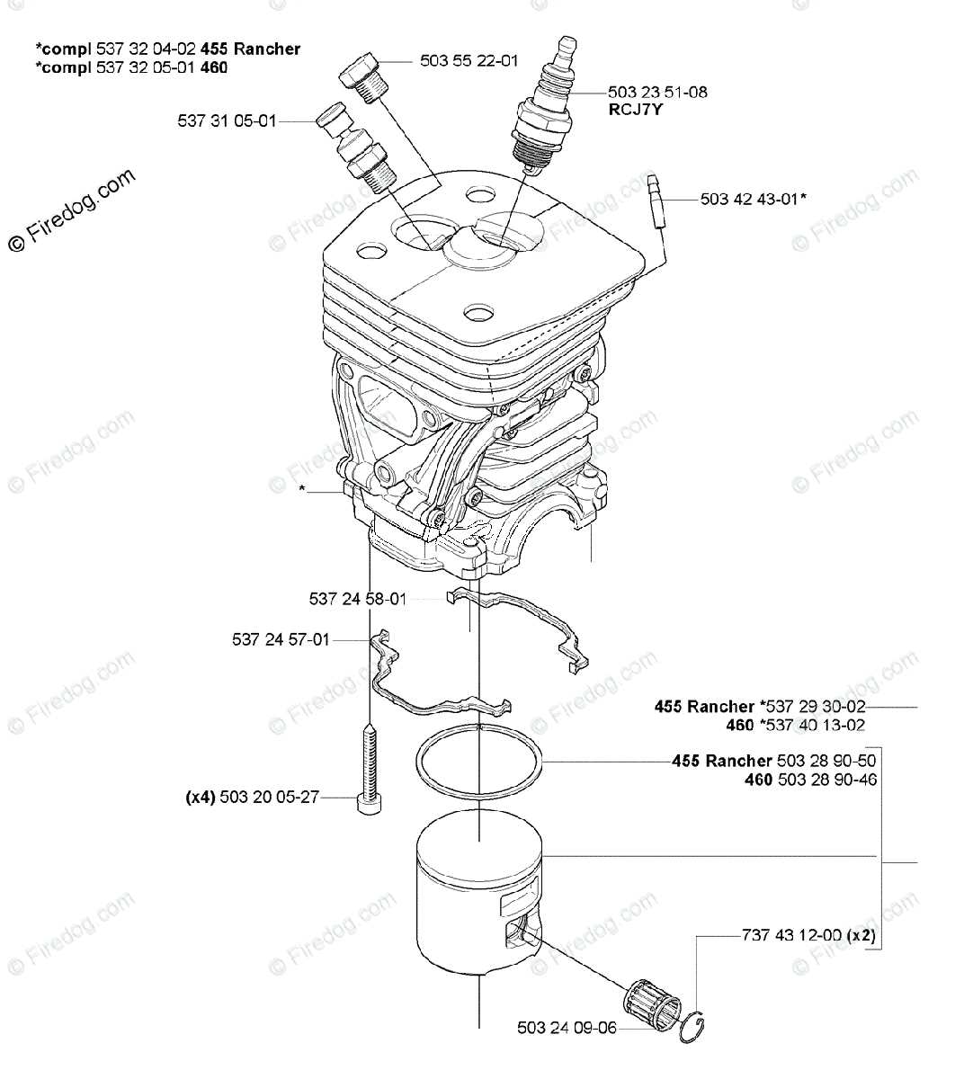 husqvarna 395xp parts diagram