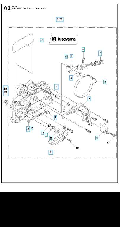 husqvarna 450 chainsaw parts diagram