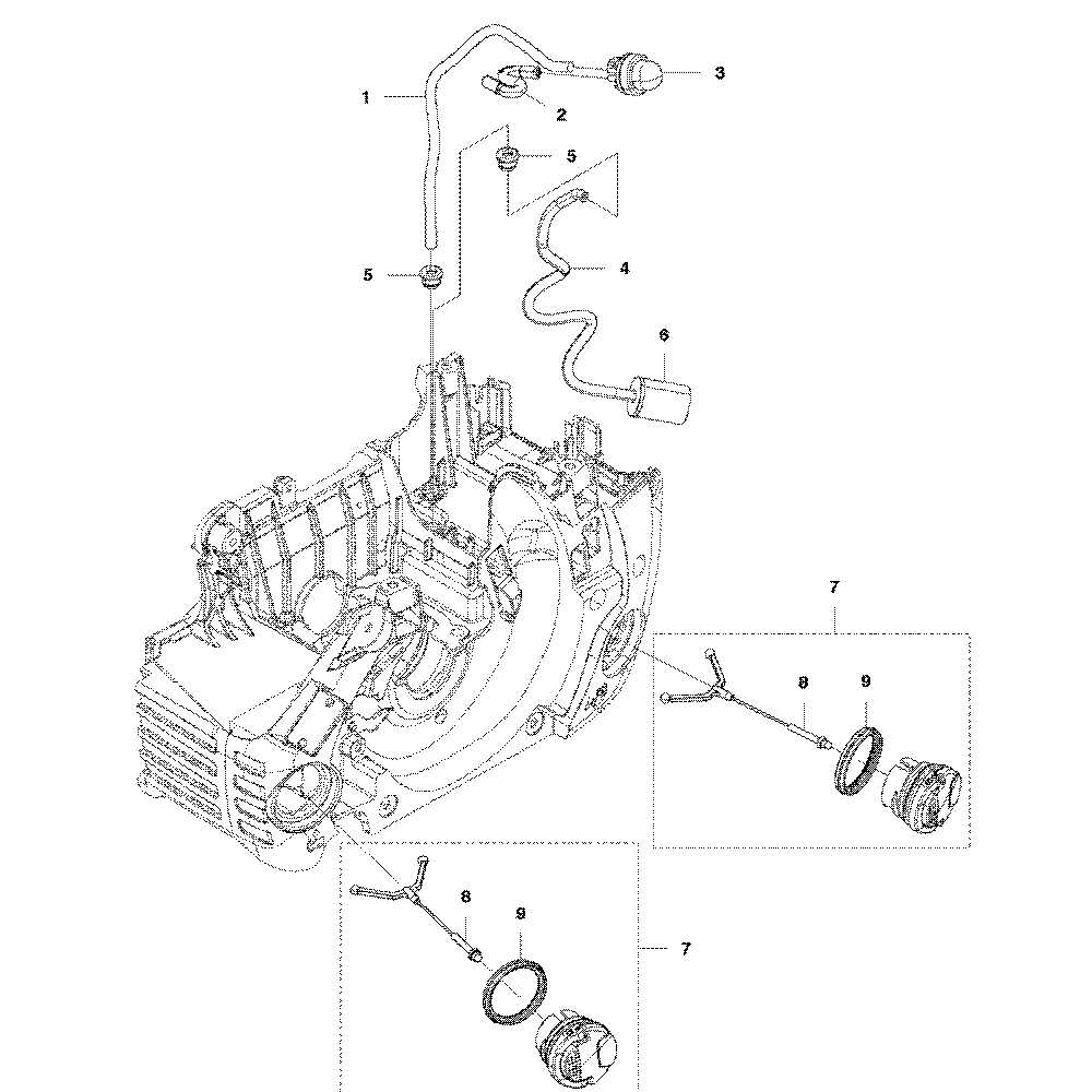 husqvarna 455 parts diagram