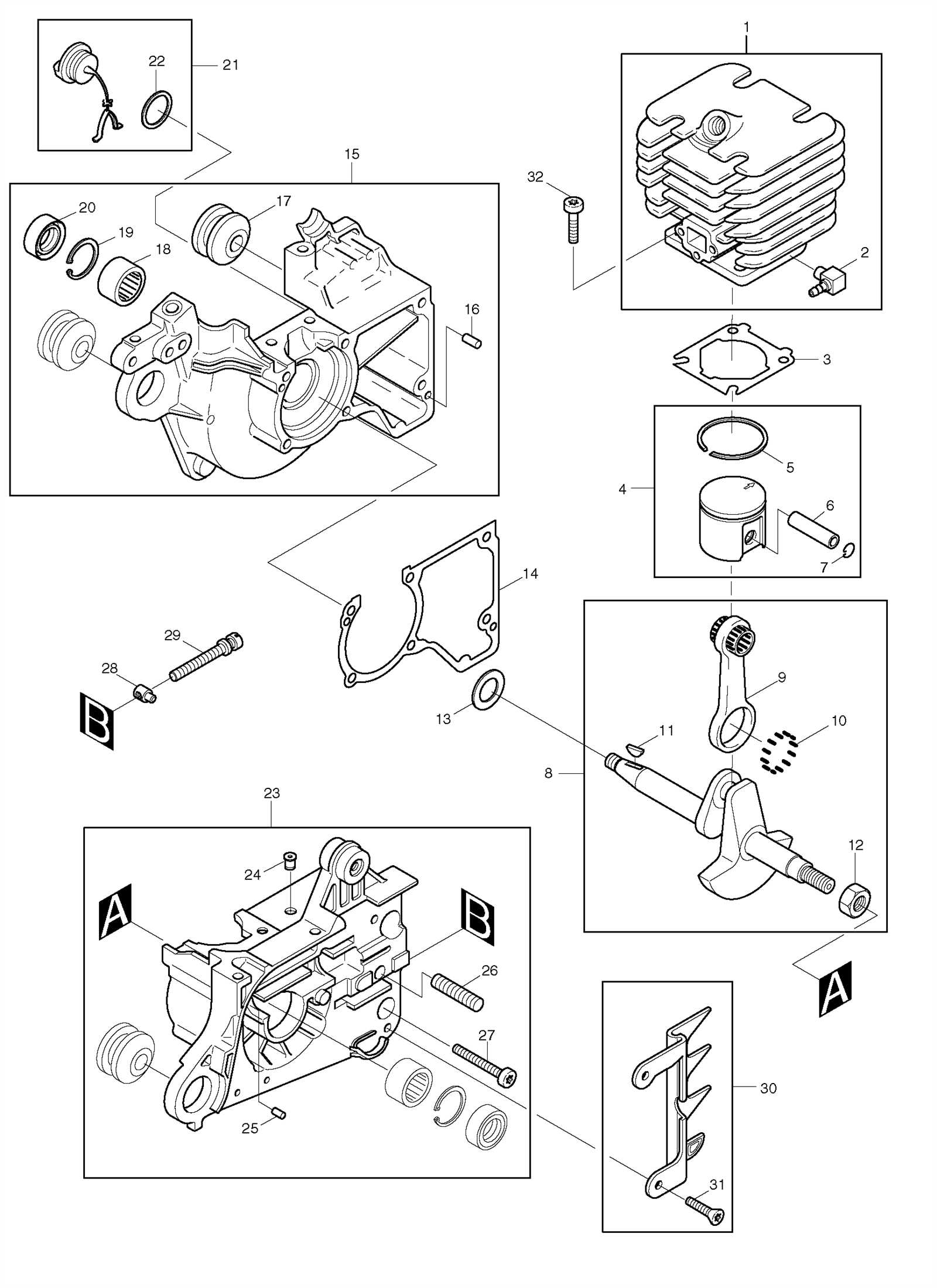 husqvarna pw 2000 parts diagram