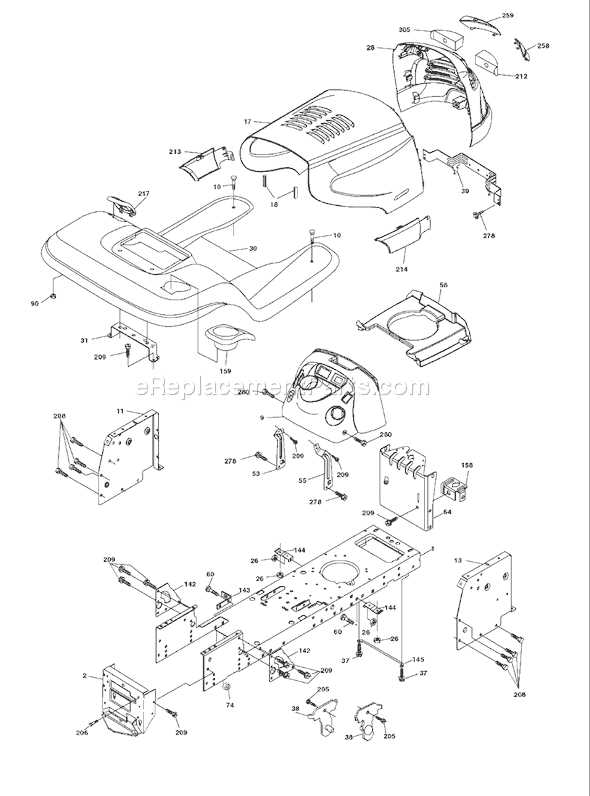 husqvarna yth18542 parts diagram