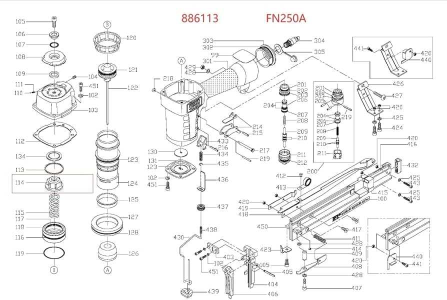 porter cable parts diagram