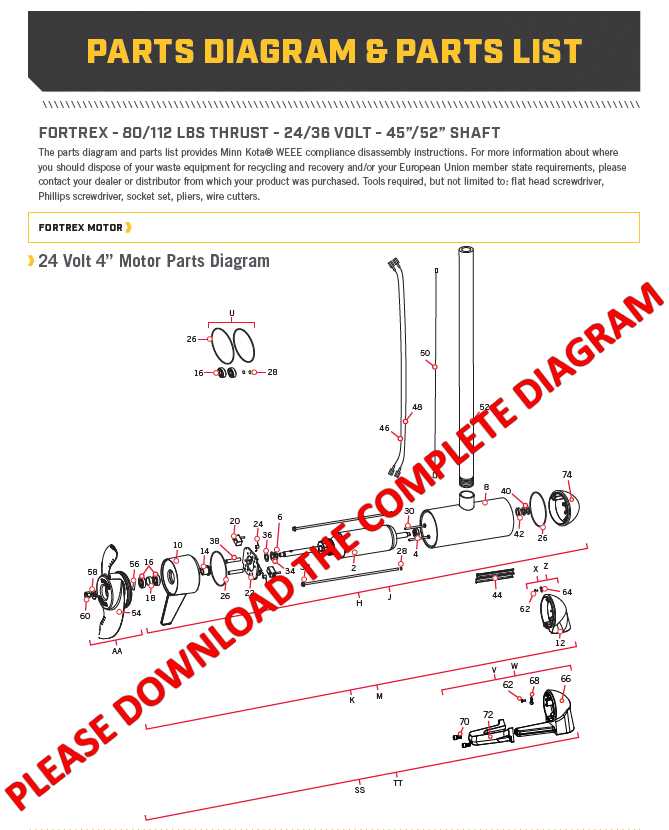 minn kota parts diagram