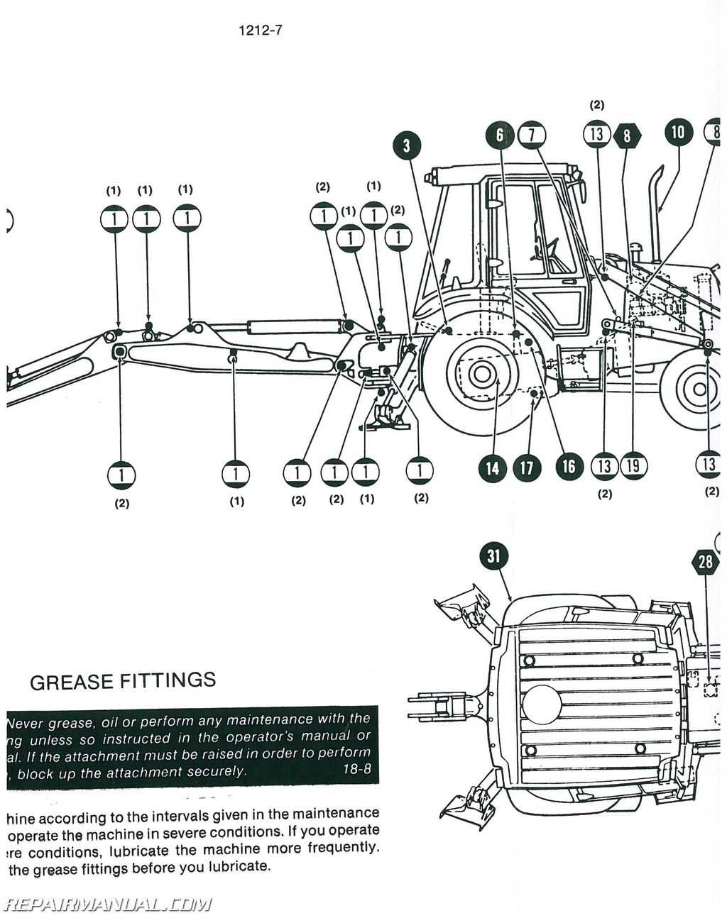 hydraulic case 580 backhoe parts diagram