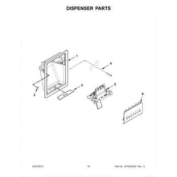 whirlpool freezer parts diagram